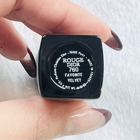 Dior Rouge Dior Couture Colour Refillable Lipstick - 760 Favorite Velvet - New - Picture 2 of 5